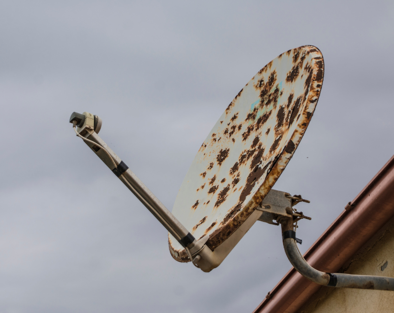 Parabole rouill&eacute;